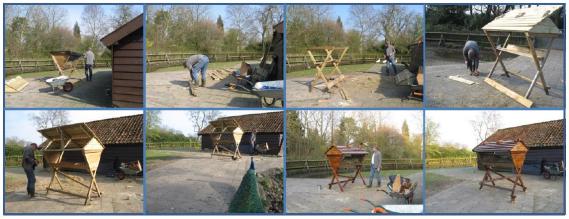 Herstel voederruif 29 03 2014