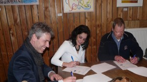 Ondertekening overeenkomst hertenkamp 1 28 01 2015